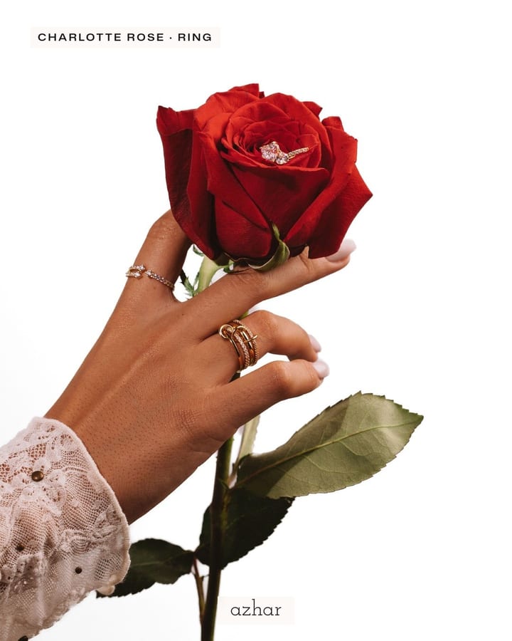 @azhar_jewels on Instagram: Charlotte Rose ring