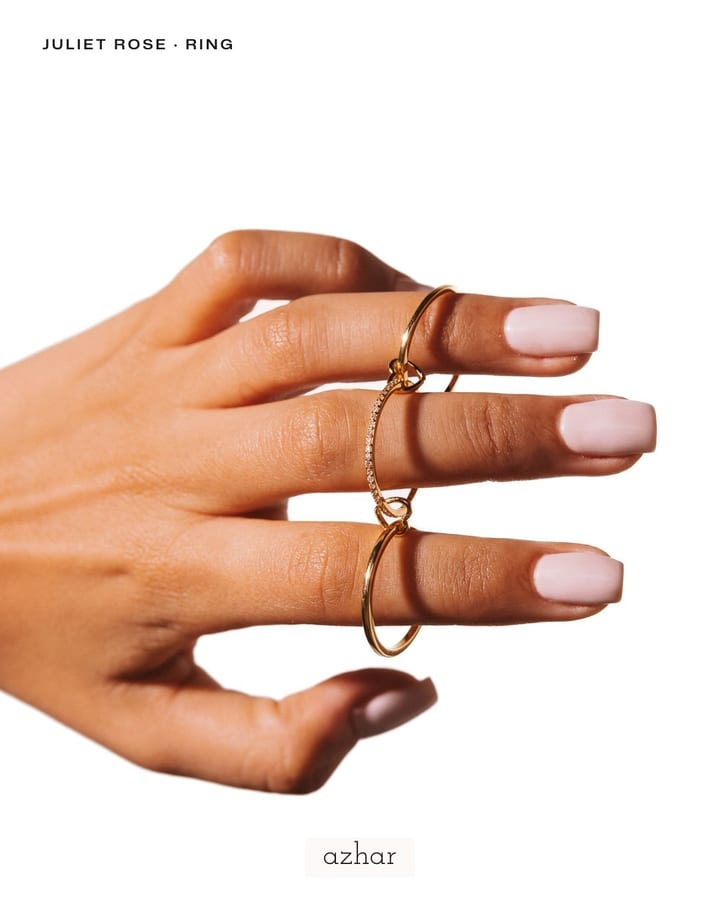 @azhar_jewels on Instagram: Juliet Rose ring